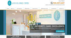 Desktop Screenshot of loudounsmilecenter.com